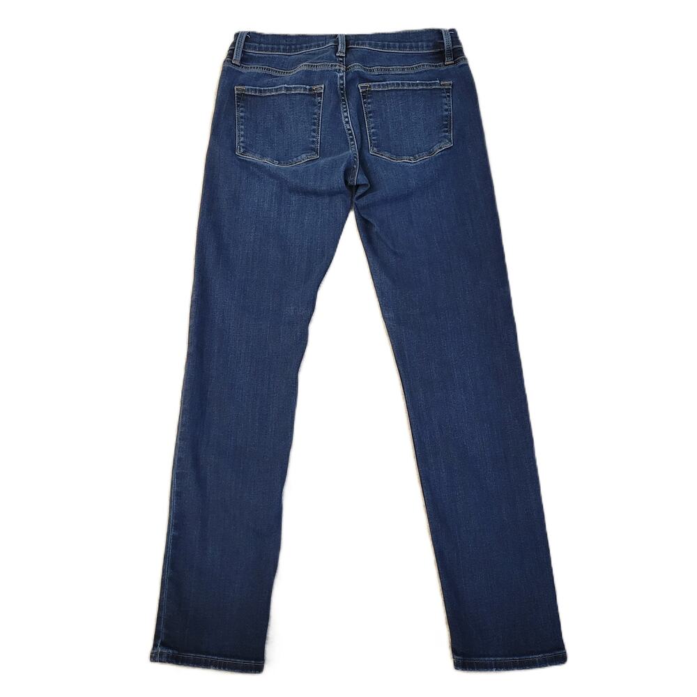 Frame Womens Le Garcon Jeans Boyfriend SZ 25 Distressed LGJ865 Blue Dublin Grind - Picture 2 of 13